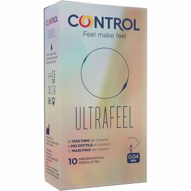 CONTROL - ADAPTA FINISSIMO ULTRAFEEL 10 UNIDADES - Sexshoptuga  Sexshoptuga 