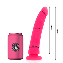 DELTA CLUB -TOYS DILDO MÉDICO ROSA SILICONE 20 CM -O- 4 CM - Sexshoptuga  Sexshoptuga 