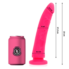 DELTA CLUB - TOYS DILDO MÉDICO DE SILICONE ROSA 23 CM -O- 4.5 CM - Sexshoptuga  Sexshoptuga 