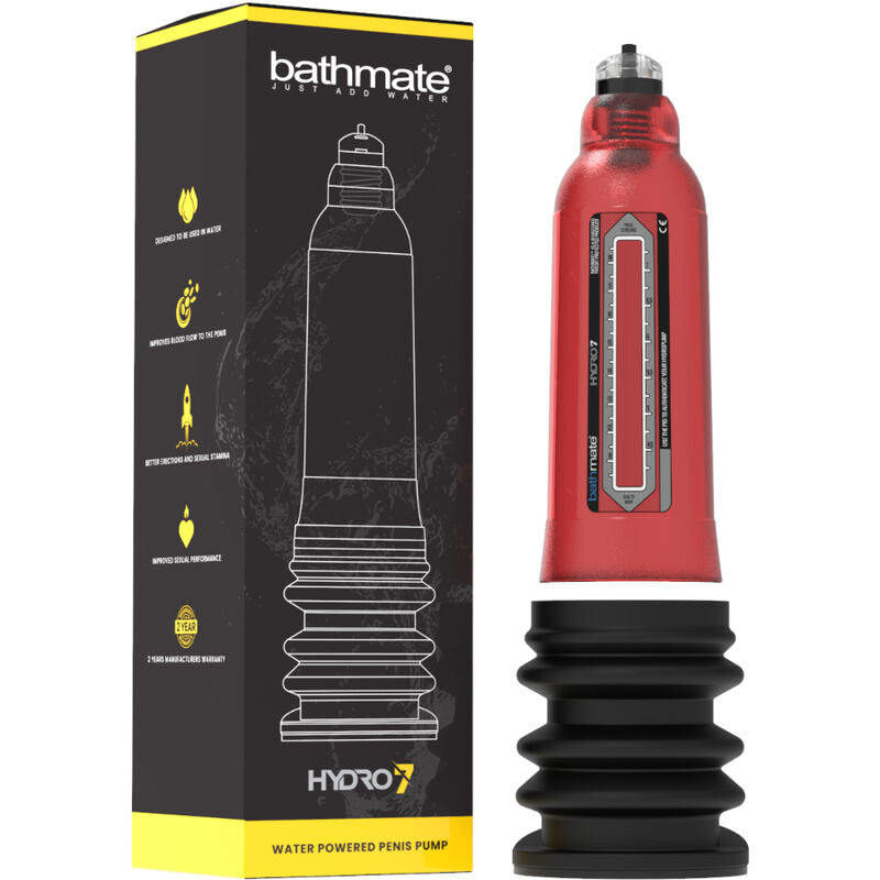 BATHMATE - HYDRO 7 HÉRCULES VERMELHO - Sexshoptuga 