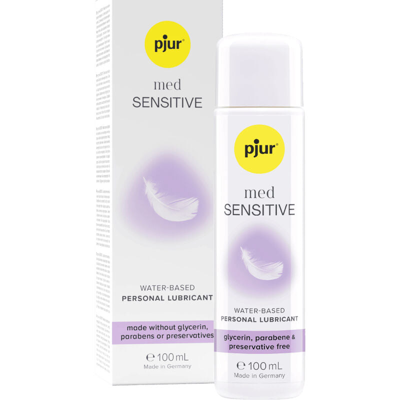 PJUR - MED SENSITIVE GLIDE LUBRIFICANTE BASE DE GUA 100 ML - Sexshoptuga  Sexshoptuga 