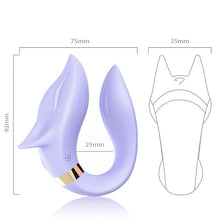 ARMONY - VIBRADOR FOX PARA CASAIS COM CONTROLE REMOTO ROXO Sexshoptuga 