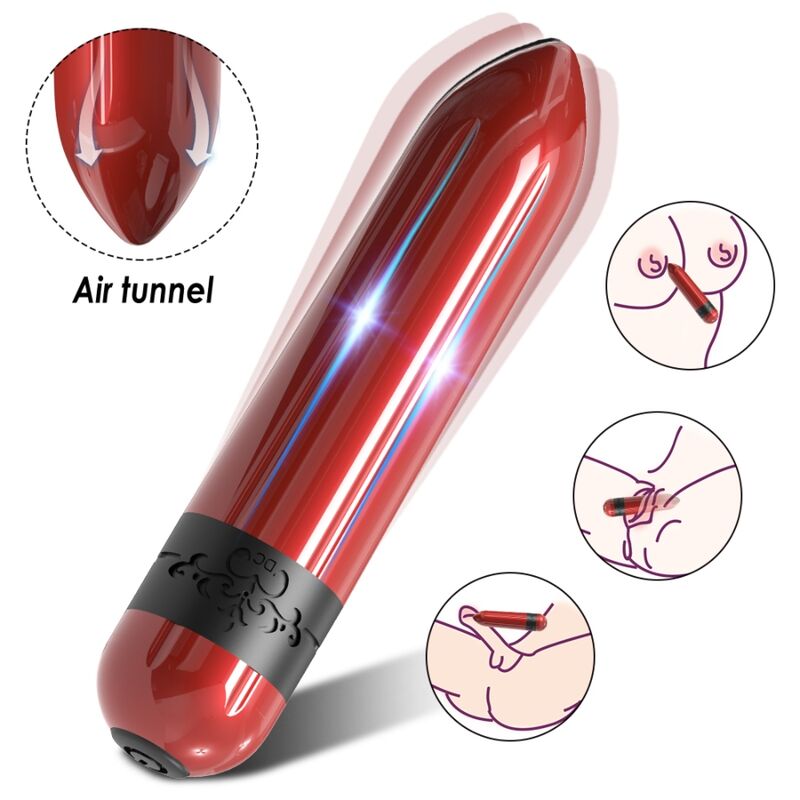 ARMONY - FOGUETE VIBRADOR BALA CONTROLE REMOTO FÚCSIA Sexshoptuga 