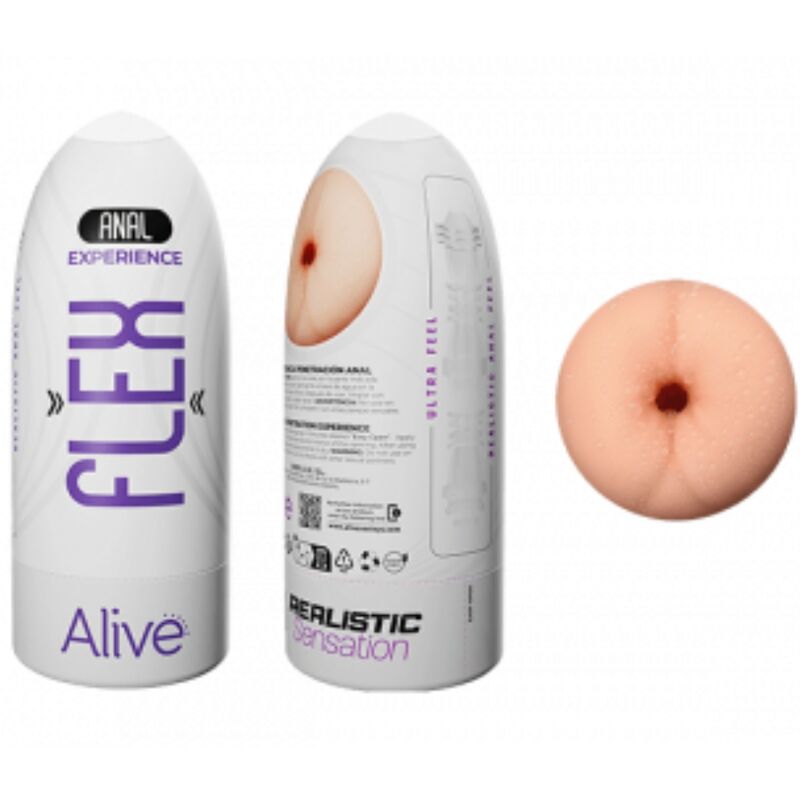 ALIVE - FLEX MASTURBADOR MASCULINO ANAL TAMANHO M - Sexshoptuga  Sexshoptuga 