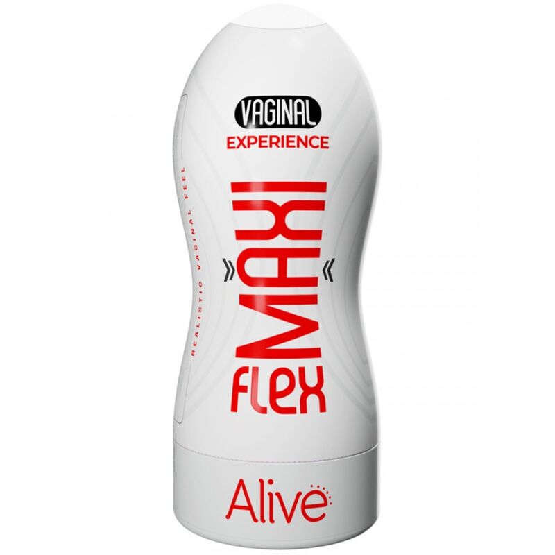 ALIVE - MAXI FLEX MASTURBADOR MASCULINO VAGINAL TAMANHO L - Sexshoptuga  Sexshoptuga 