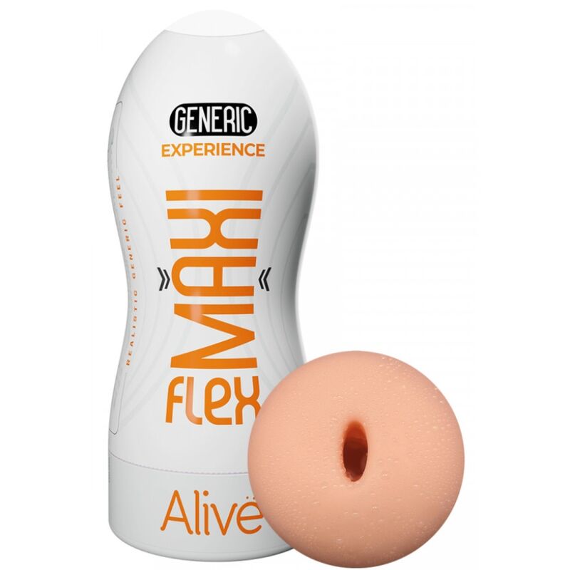 ALIVE - MAXI FLEX MASTURBADOR MASCULINO GENÉRICO TAMANHO L - Sexshoptuga 