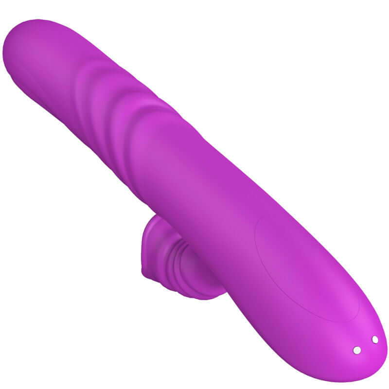 ARMONY - VIBRADOR MULTIFUNO ANGELIA COM LÍNGUA ESTIMULANTE EFEITO CALOR VIOLETA Sexshoptuga 