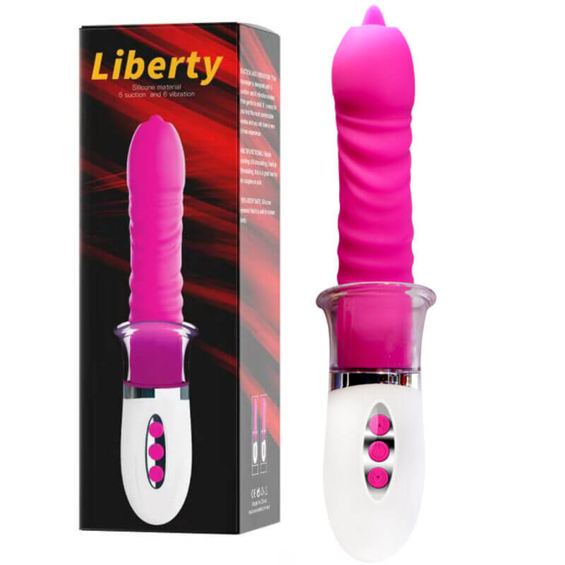 ARMONY - VIBRADOR LIBERTY E IMPULSO COM LÍNGUA Sexshoptuga 