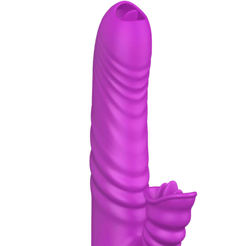 ARMONY - ANGELIA VIBRADOR MULTIFUNO LÍNGUA DUPLA EFEITO DE CALOR VIOLETA Sexshoptuga 