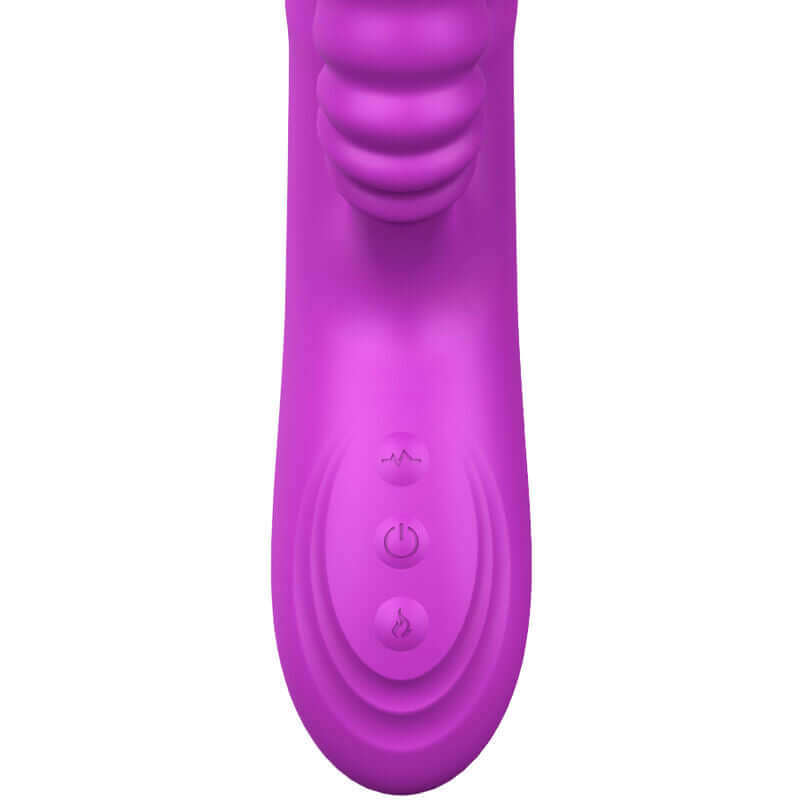 ARMONY - ANGELIA VIBRADOR MULTIFUNO LÍNGUA DUPLA EFEITO DE CALOR VIOLETA Sexshoptuga 