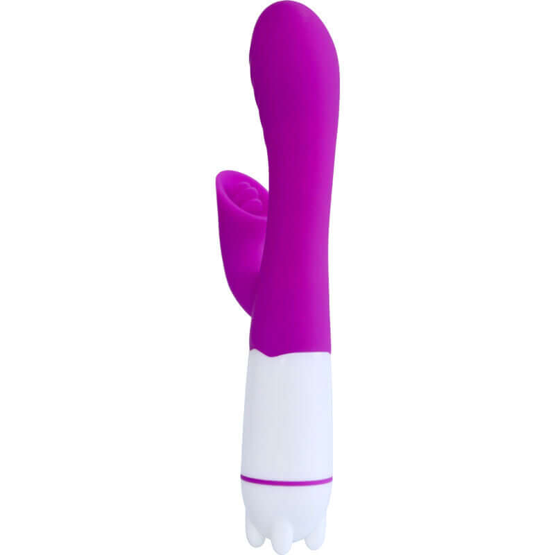 ARMONY - VIBRADOR E ESTIMULADOR HAPPY COM LÍNGUA RECARREGÁVEL VIOLETA Sexshoptuga 