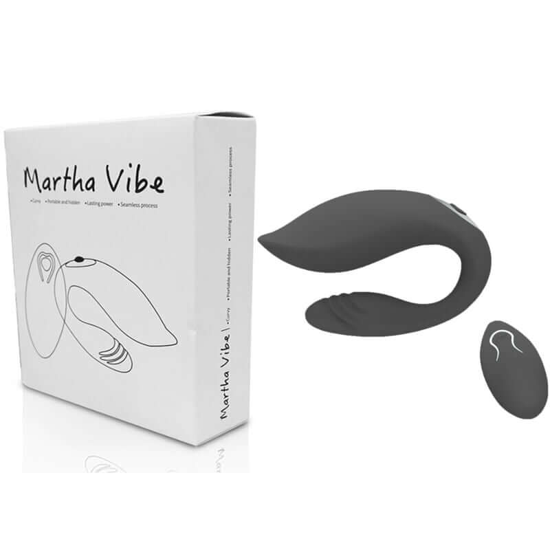 ARMONY - MARTHA VIBRADOR PARA CASAIS PRETO CONTROLE REMOTO Sexshoptuga 