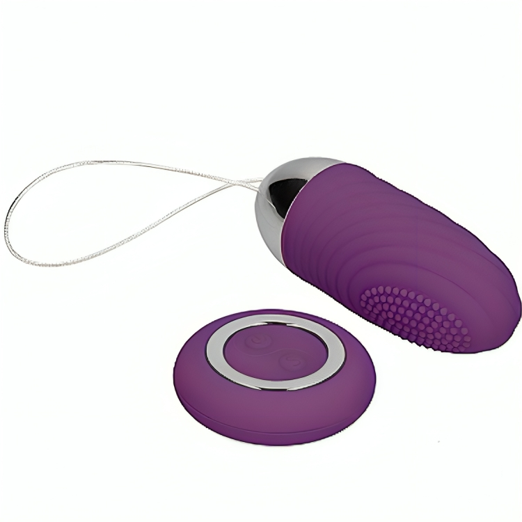 ARMONY - OVO VIBRATÓRIO GRANULAR JIUUY VIOLETA DE CONTROLE REMOTO Sexshoptuga 