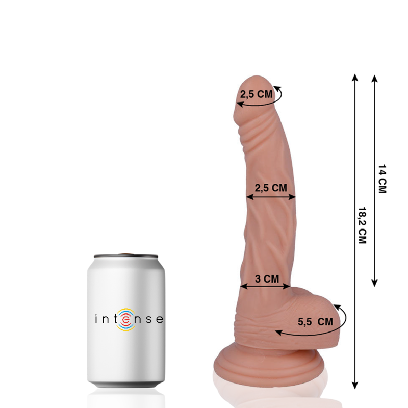 MR INTENSE - 12 REALISTIC PENIS 18.2 CM -O- 2.5 CM - Sexshoptuga 