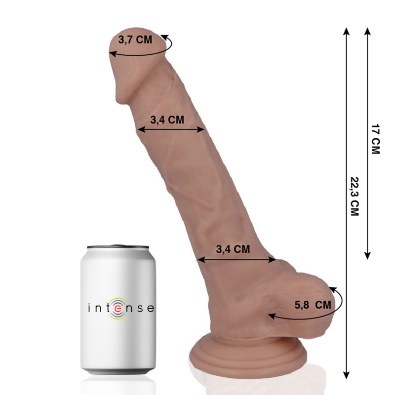 MR INTENSE - 28 REALISTIC PENIS 22.3 CM -O- 3.4 CM - Sexshoptuga 