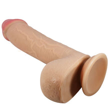 PRETTY LOVE - SÉRIE SLIDING SKIN DILDO REALÍSTICO COM VENTOSA DESLIZANTE PELE CARNE 23,4 CM - Sexshoptuga  Sexshoptuga 