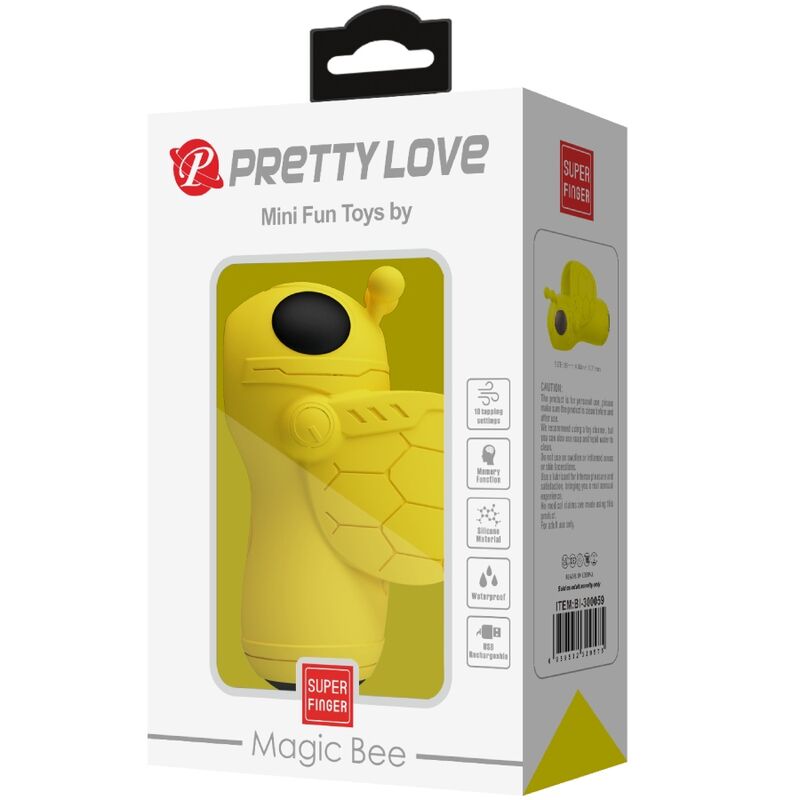 PRETTY LOVE - MINI BRINQUEDOS DIVERTIDOS DA MAGIC BEE VIBRADOR & SUCKER Sexshoptuga 