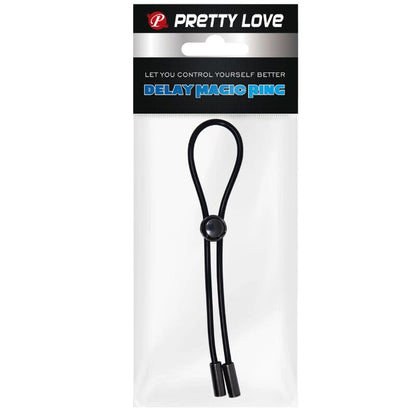 PRETTY LOVE - ANEL DE PÊNIS COM CORDÃO E TESTÍCULOS - Sexshoptuga 