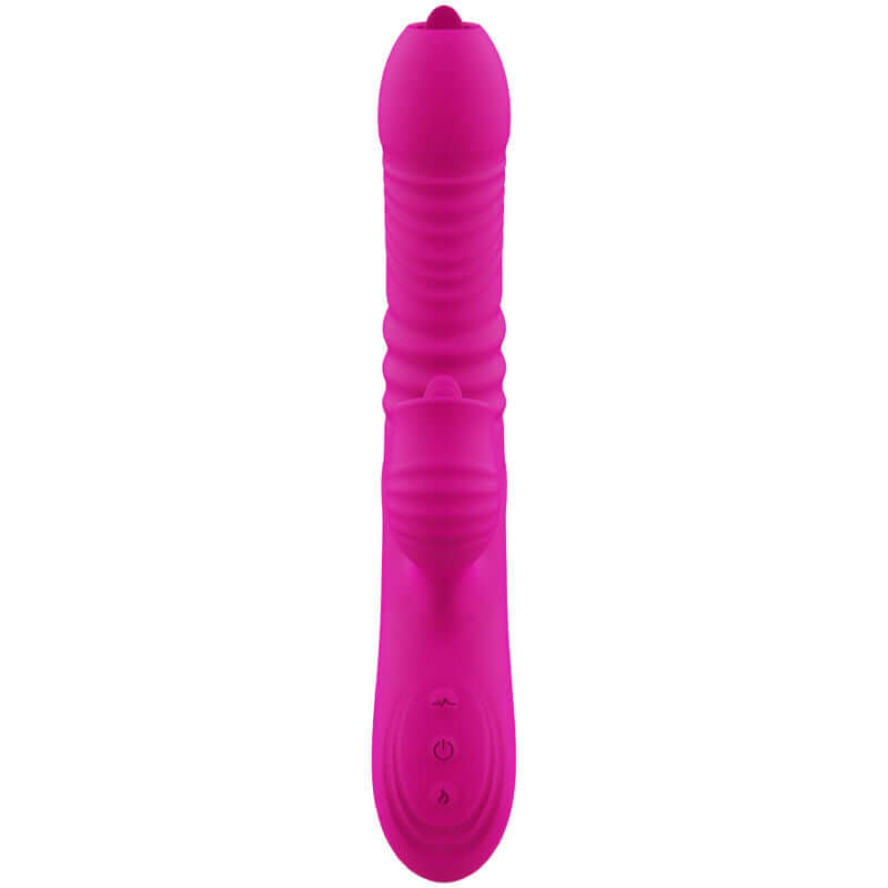 ARMONY - FANNY MULTIFUNÇÃO VIBRADOR DE LÍNGUA DUPLA FÚCSIA EFEITO CALOR Sexshoptuga 