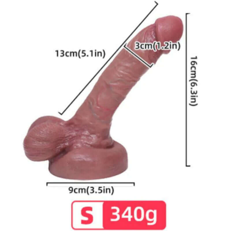 ARMONY - DILDO SILICONE LÍQUIDO REALISTA 13 CM Sexshoptuga 