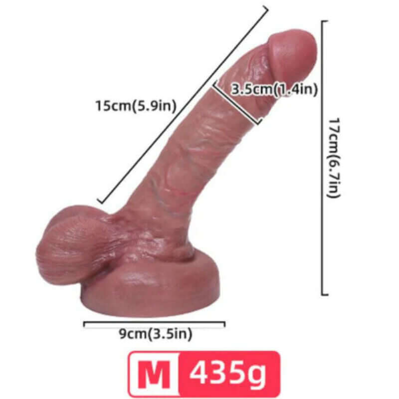 ARMONY - DILDO SILICONE LÍQUIDO REALÍSTICO 15 CM Sexshoptuga 