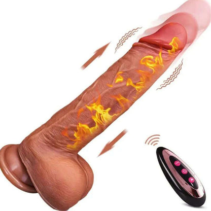 ARMONY - VIBRADOR DILDO REALÍSTICO E CONTROLE REMOTO 22.5 CM - Sexshoptuga 