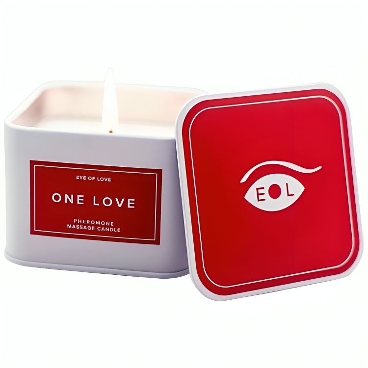 EYE OF LOVE - VELA DE MASSAGEM ONE LOVE PARA MULHERES 150 ML - Sexshoptuga  Sexshoptuga 