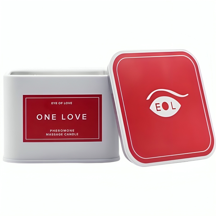 EYE OF LOVE - VELA DE MASSAGEM ONE LOVE PARA MULHERES 150 ML - Sexshoptuga  Sexshoptuga 