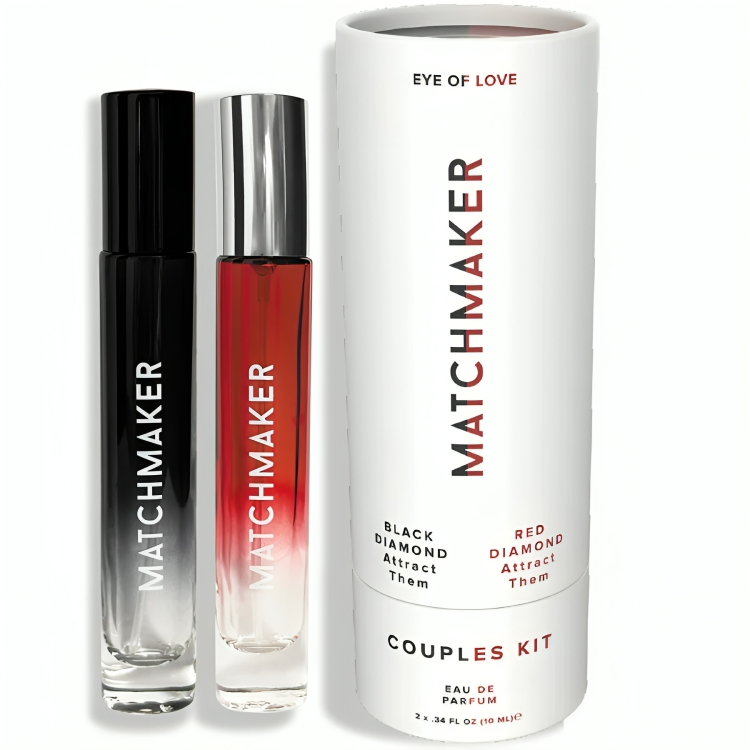 EYE OF LOVE - MATCHMAKER BLACK & RED DIAMOND CASAIS KIT PERFUME FEROMONES 10 ML - Sexshoptuga  Sexshoptuga 