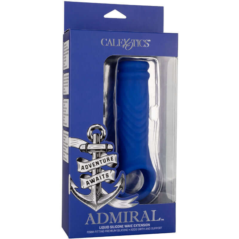 CALEXOTICS - ADMIRAL WAVE PENIS COVER LIQUID BLUE SILICONE Sexshoptuga 