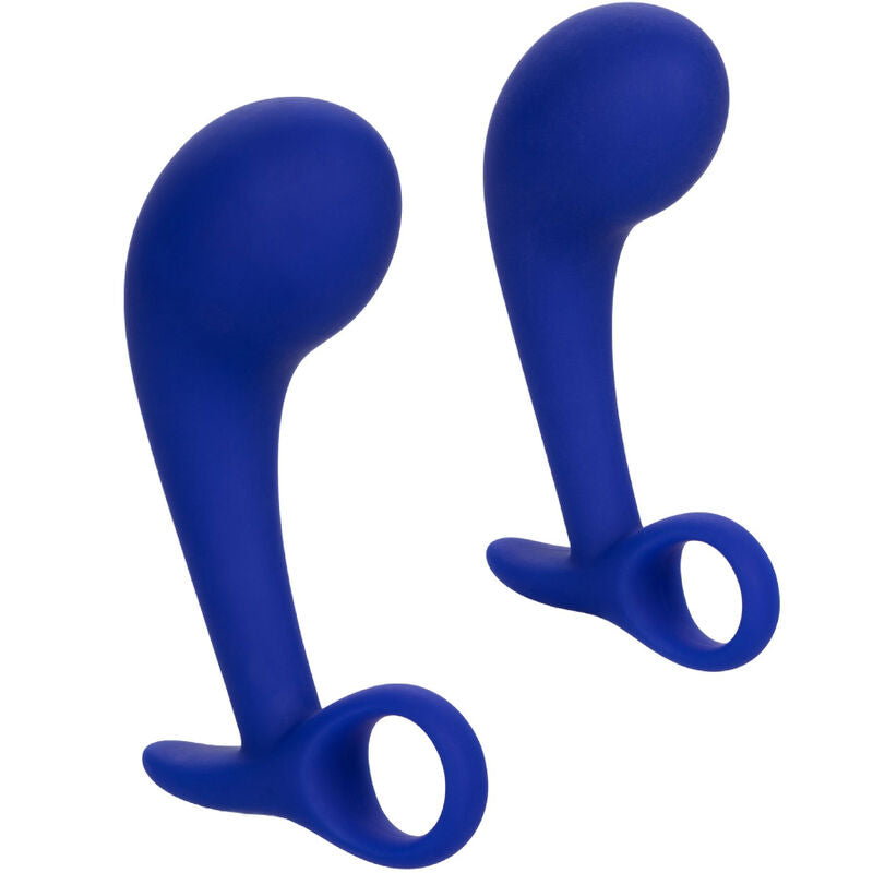 CALEXOTICS - ADMIRAL CONJUNTO 2 PLUG ANAL AZUL - Sexshoptuga  Sexshoptuga 