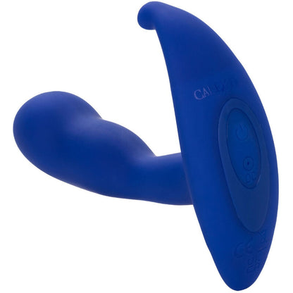 CALEXOTICS - ADMIRAL ESTIMULADOR ANAL CURVO E VIBRADOR AZUL - Sexshoptuga 