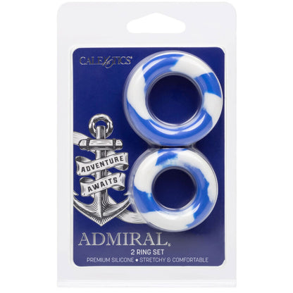 CALEXOTICS - ADMIRAL CONJUNTO 2 ANÉIS PARA O PÉNIS - Sexshoptuga 