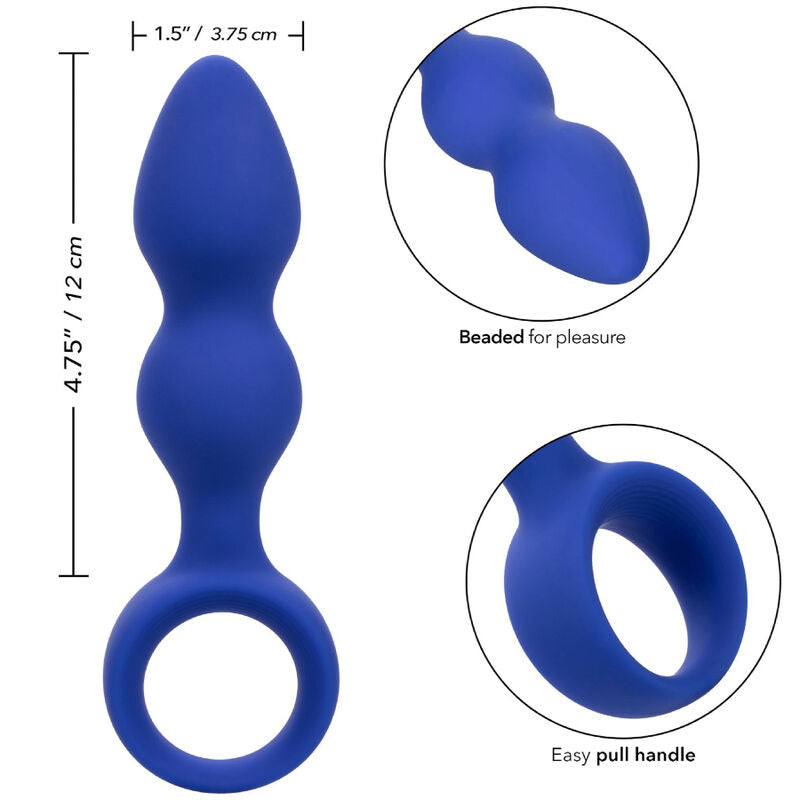 CALEXOTICS - ADMIRAL PLUG ANAL AVANADO AZUL - Sexshoptuga  Sexshoptuga 