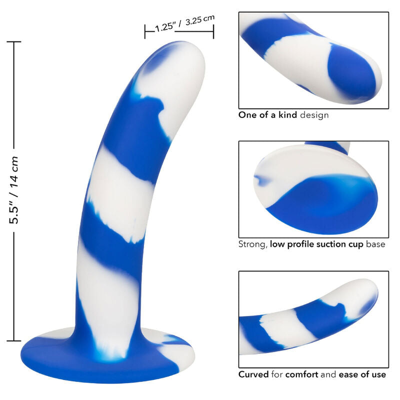 CALEXOTICS - ADMIRAL SWIRL DILDO FLEXÍVEL - Sexshoptuga 