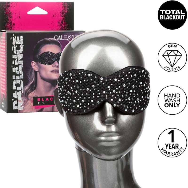 CALEXOTICS - RADIANCE MSCARA DE OLHOS BLACKOUT RHINE - Sexshoptuga  Sexshoptuga 