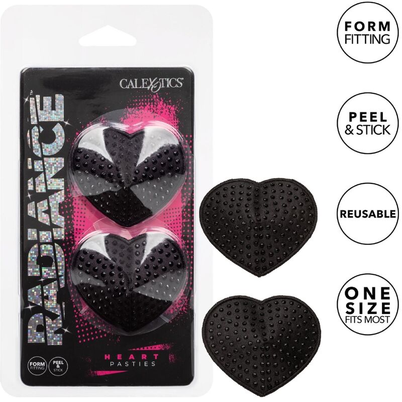 CALEXOTICS - RADIANCE PROTETORES DE BICOS DE JÓIAS EM FORMA DE CORAO - Sexshoptuga  Sexshoptuga 