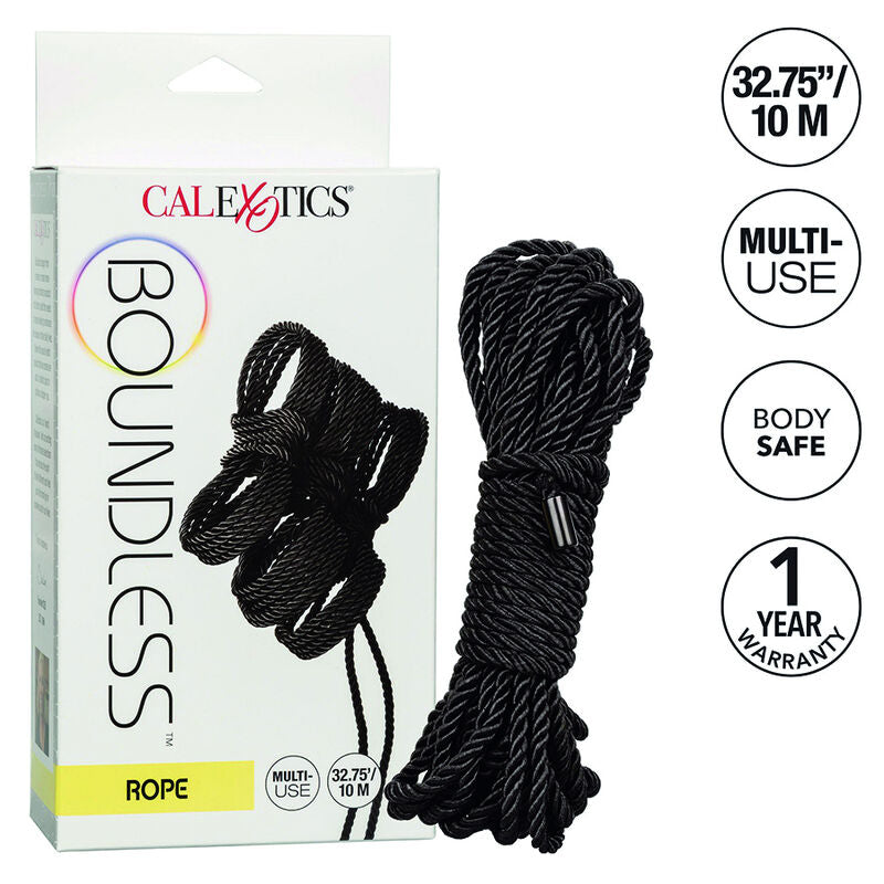 CALEXOTICS - BOUNDLESS CORDA 10M PRETA - Sexshoptuga  Sexshoptuga 