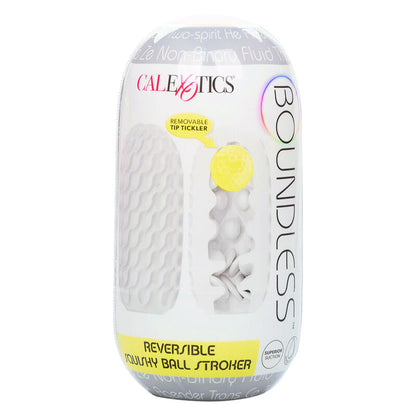 CALEXOTICS - BOUNDLESS REVERSÍVEL SQUISHY BALL STROKE CINZA - Sexshoptuga 