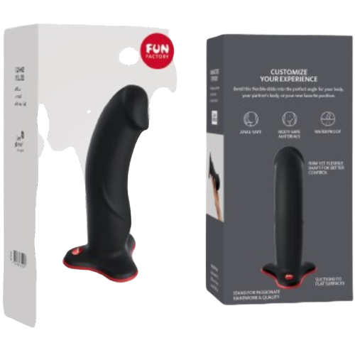 FUN FACTORY - THE BOSS REALISTIC DILDO BLACK - Sexshoptuga  Sexshoptuga 