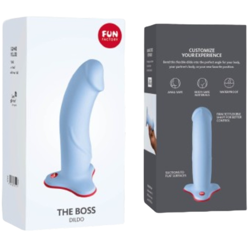 FUN FACTORY - THE BOSS REALISTIC DILDO BLACK - Sexshoptuga  Sexshoptuga 