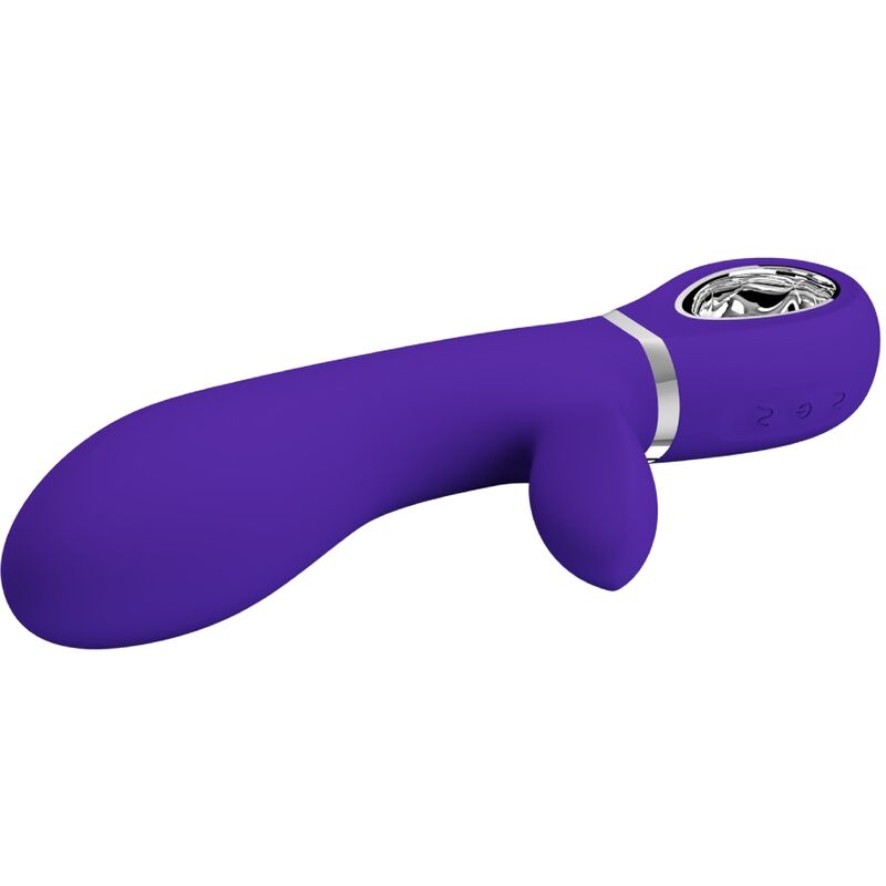 PRETTY LOVE - VIBRADOR MULTIFUNO G-SPOT THOMAS ROXO - Sexshoptuga 