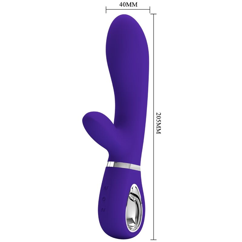 PRETTY LOVE - VIBRADOR MULTIFUNO G-SPOT THOMAS ROXO - Sexshoptuga 