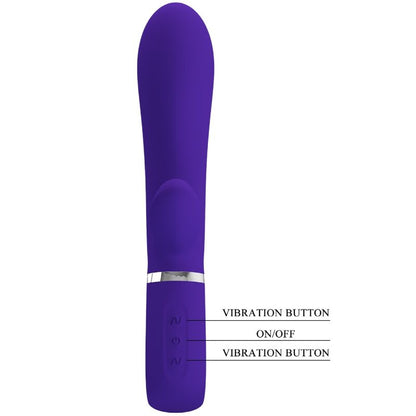 PRETTY LOVE - VIBRADOR MULTIFUNO G-SPOT THOMAS ROXO - Sexshoptuga 