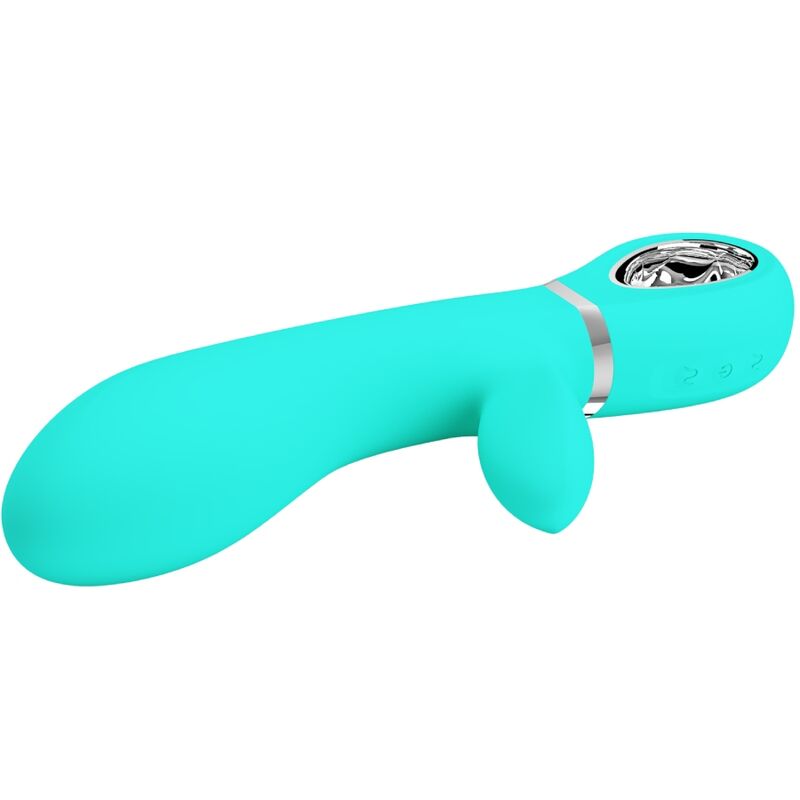 PRETTY LOVE - VIBRADOR MULTIFUNO G-SPOT THOMAS AQUA VERDE - Sexshoptuga 