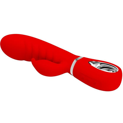 PRETTY LOVE - VIBRADOR PRESCOTT MULTIFUNO G-SPOT VERMELHO - Sexshoptuga 