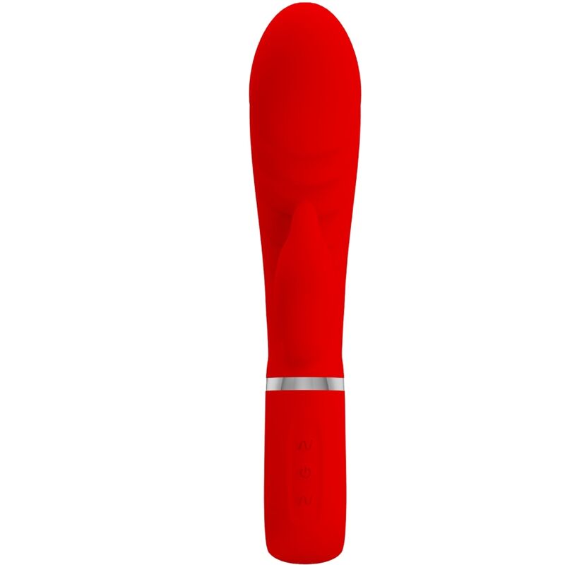 PRETTY LOVE - VIBRADOR PRESCOTT MULTIFUNO G-SPOT VERMELHO - Sexshoptuga 