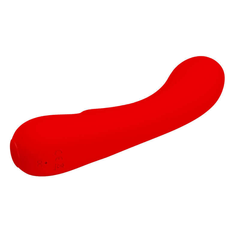 PRETTY LOVE - VIBRADOR RECARREGVEL PRESCOTT VERMELHO - Sexshoptuga 