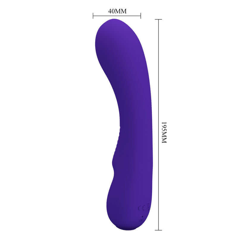 PRETTY LOVE - VIBRADOR RECARREGVEL PRESCOTT ROXO - Sexshoptuga 