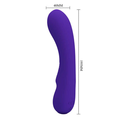 PRETTY LOVE - VIBRADOR RECARREGVEL PRESCOTT ROXO - Sexshoptuga 